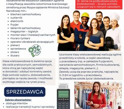 Oferta edukacyjna 2026/2027Oddział wielozawodowySprzedawca