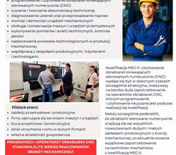 Oferta edukacyjna 2026/2027Technik mechanik